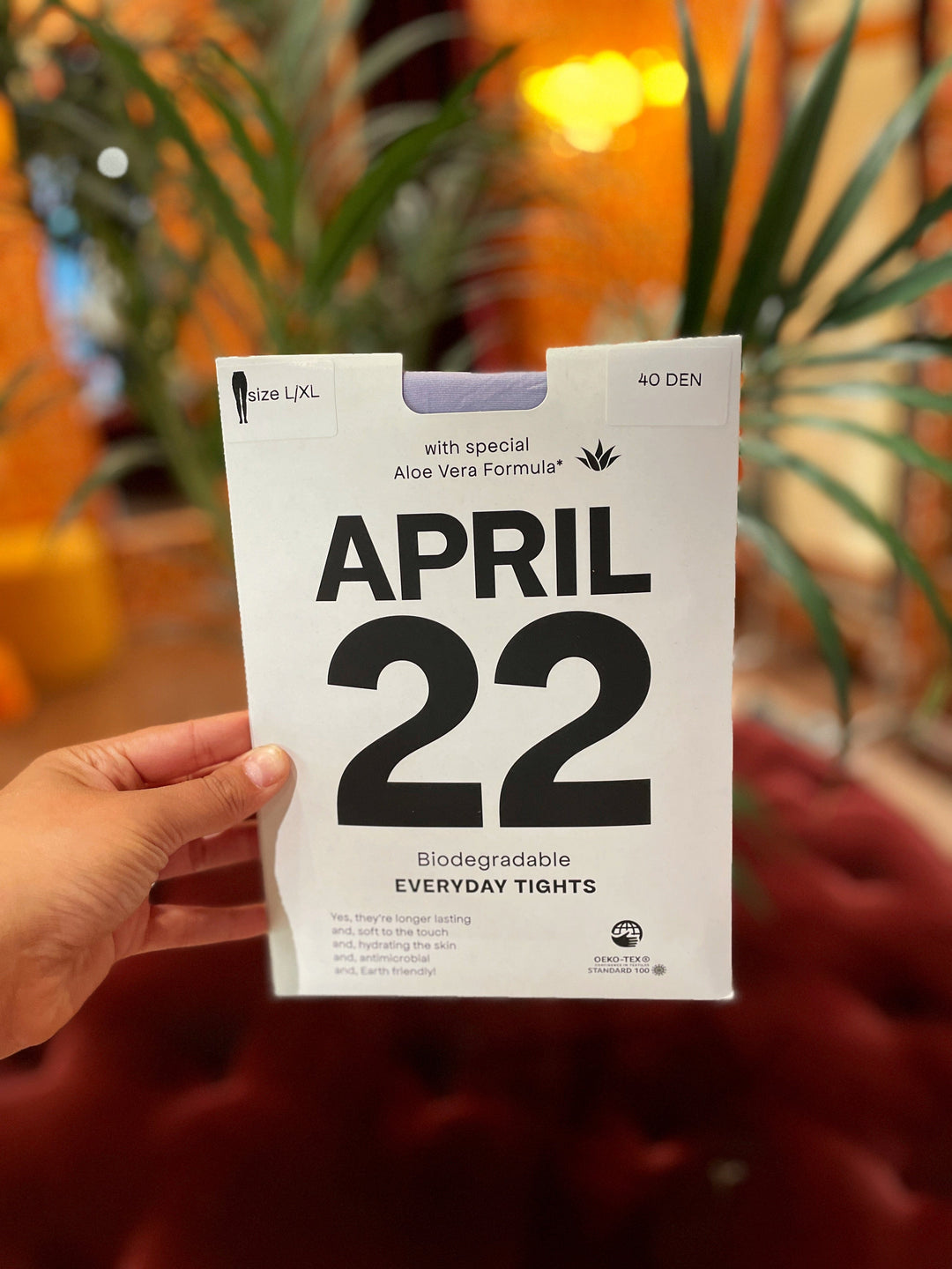 April22 strømpebukser Strømpebukse - Lavendel 40 denier