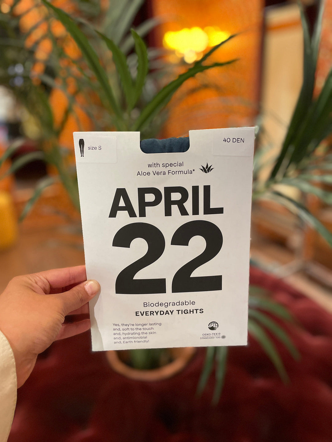 April22 strømpebukser Strømpebukse - Mørk blå 40 denier