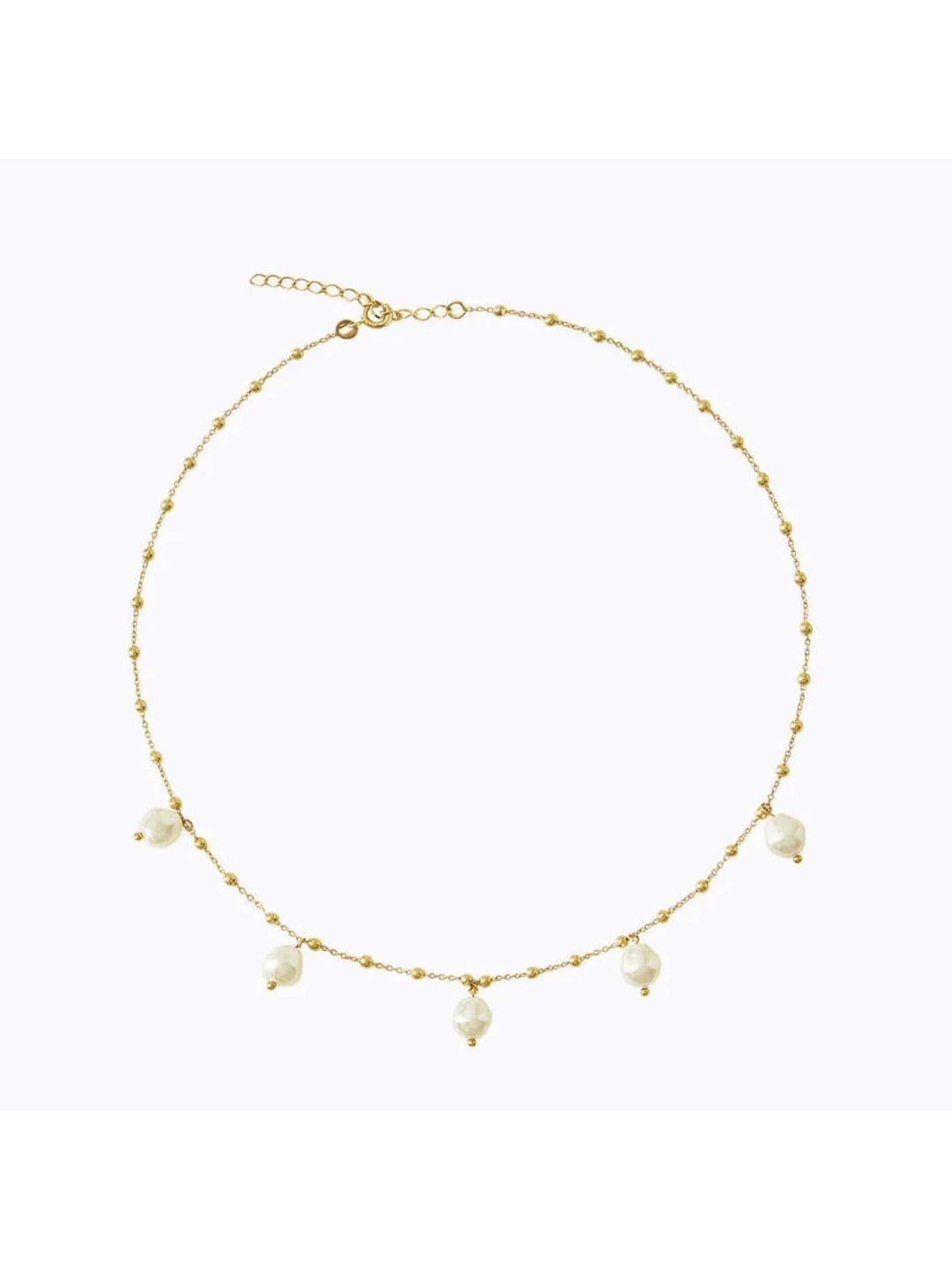 Caroline Svedbom halskjeder Emmy necklace - pearl