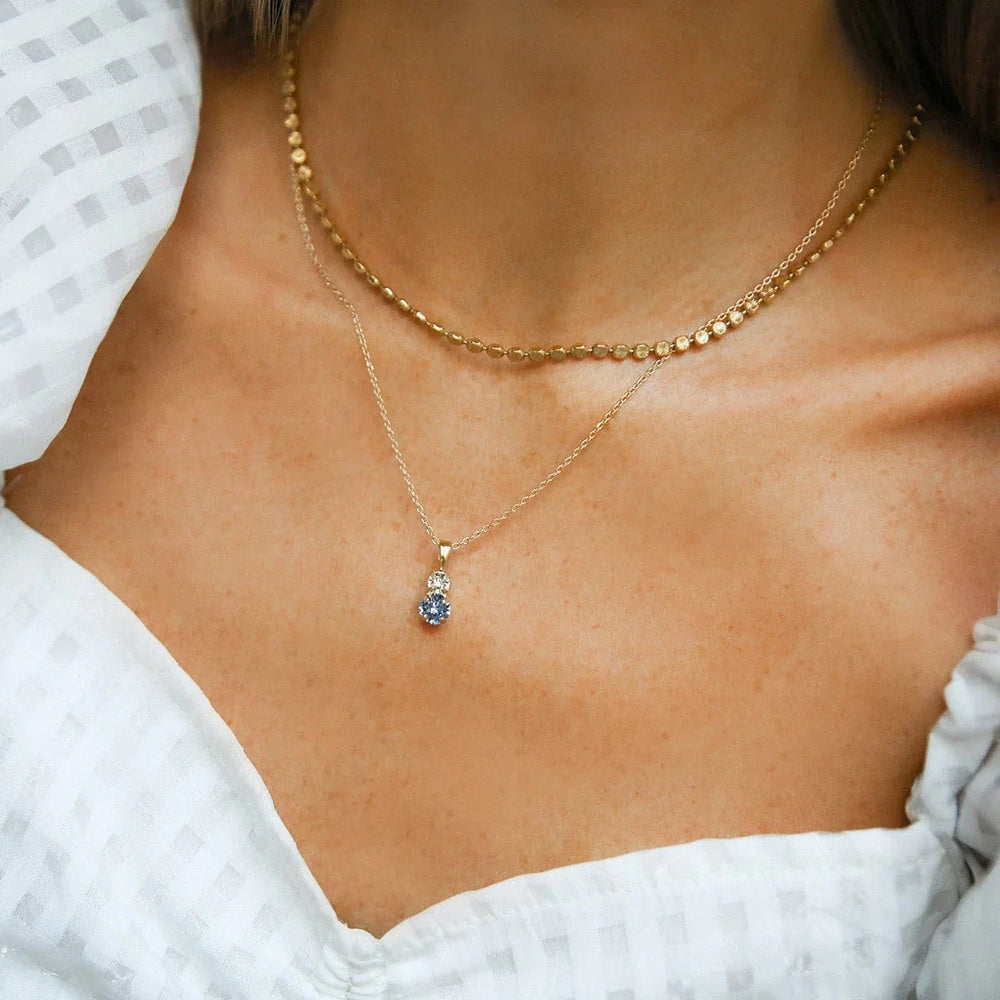 Caroline Svedbom halskjeder Leah necklace - blue combo
