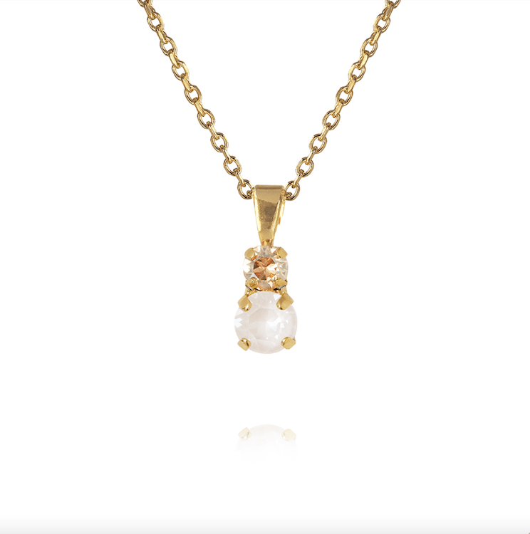 Caroline Svedbom halskjeder Leah necklace - electric white combo