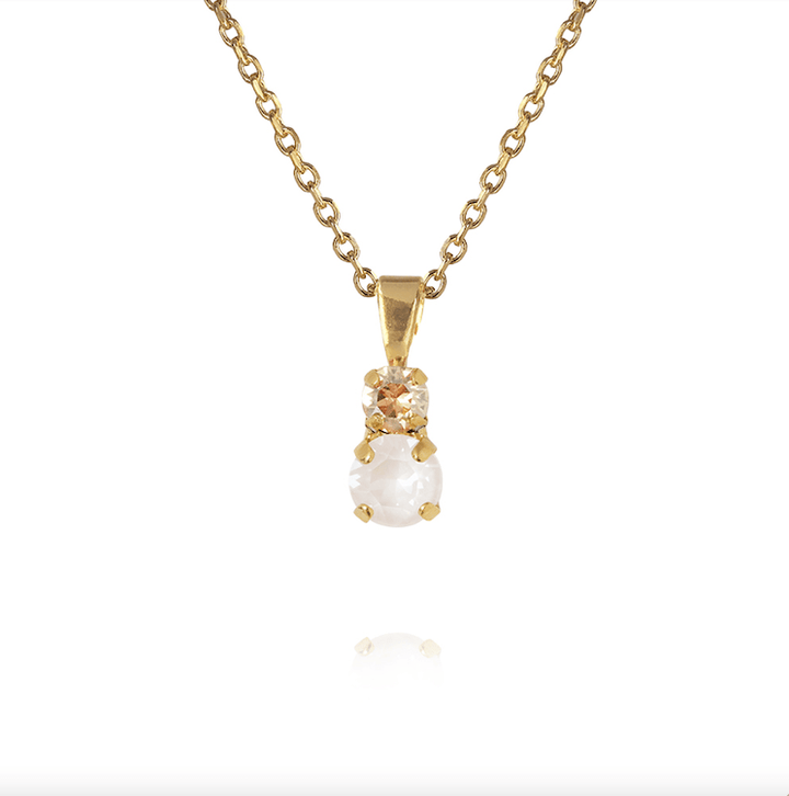 Caroline Svedbom halskjeder Leah necklace - electric white combo
