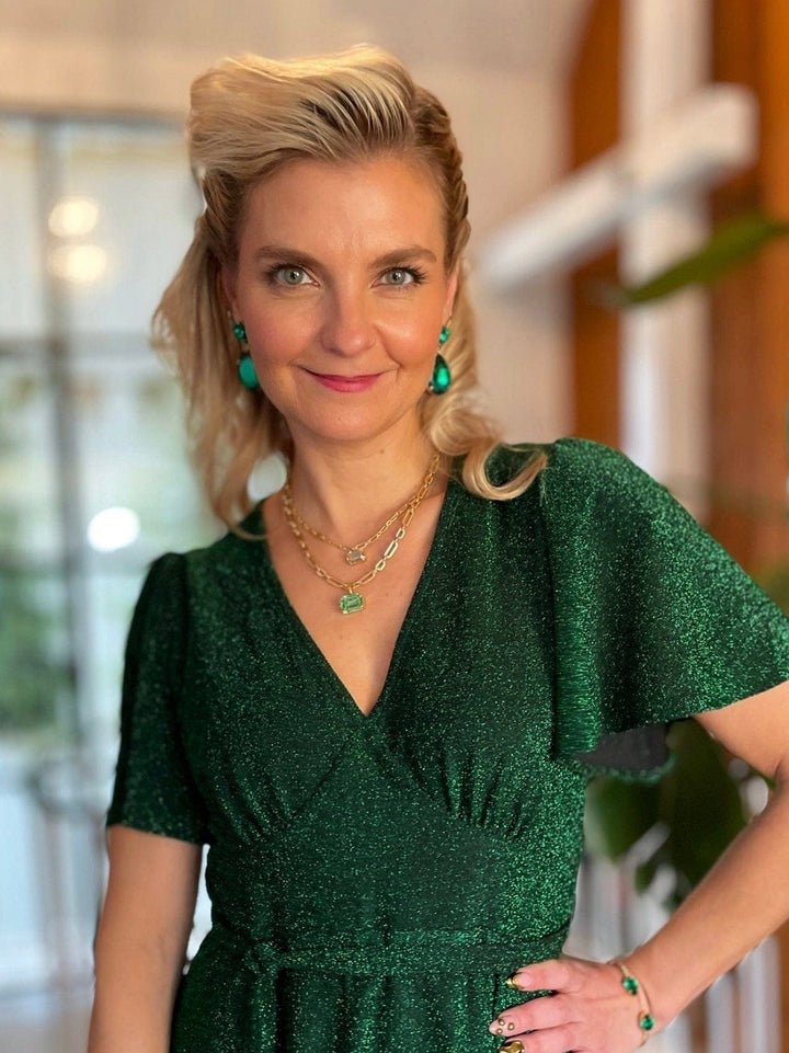 Caroline Svedbom halskjeder Lydia chain necklace - peridot