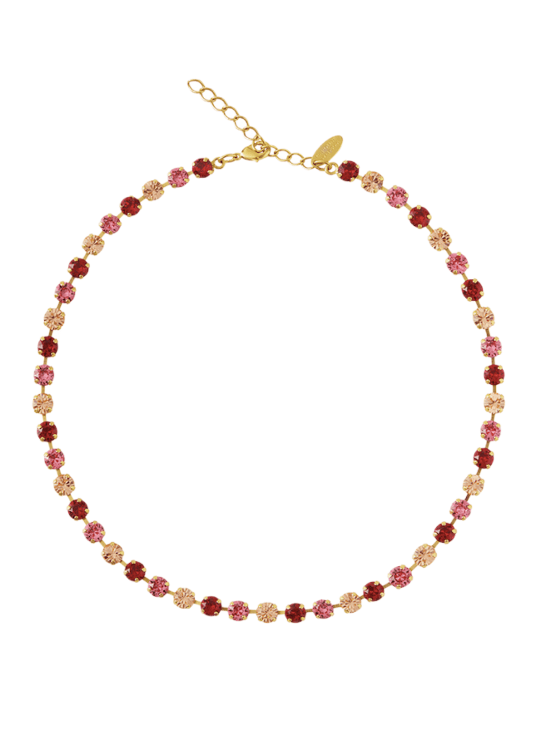 Caroline Svedbom halskjeder Nicola necklace - red/scarlet combo