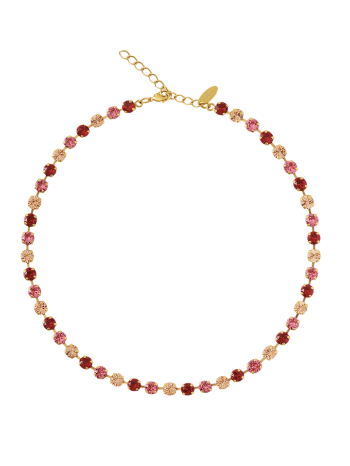 Caroline Svedbom halskjeder Nicola necklace - red/scarlet combo