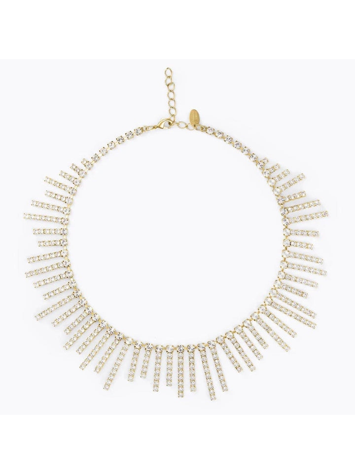 Caroline Svedbom halskjeder Soltice Necklace - crystal