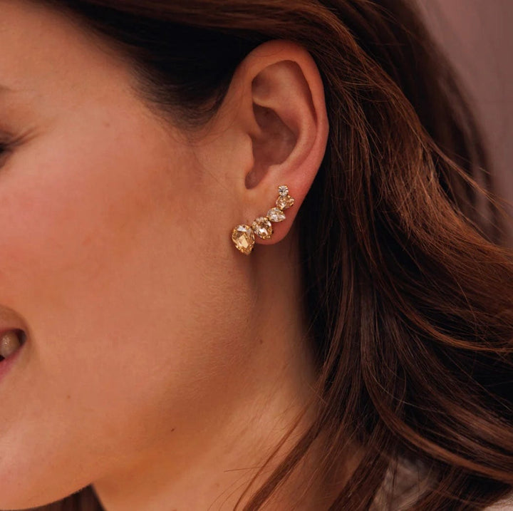 Caroline Svedbom øredobber Julie earrings - golden combo