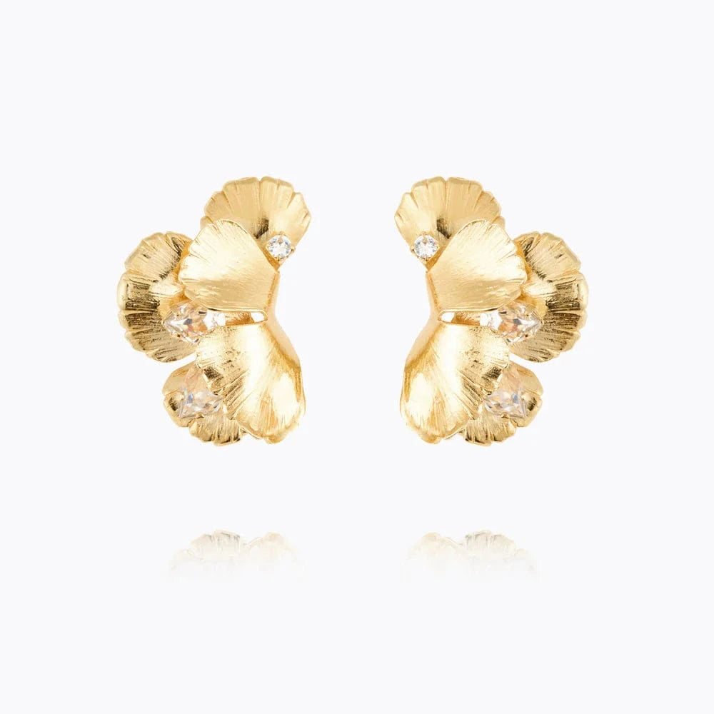 Caroline Svedbom øredobber Malva Gold earrings