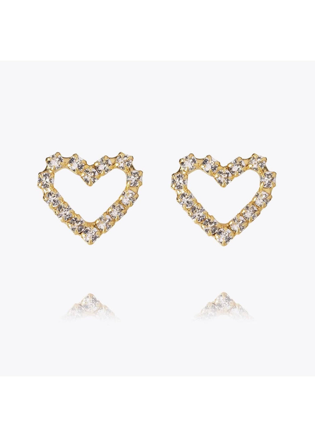 Caroline Svedbom øredobber Sweetheart earrings - crystal