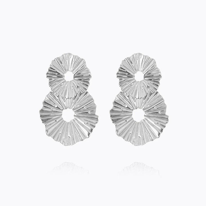 Caroline Svedbom øredobber Vassia earrings - rhodium