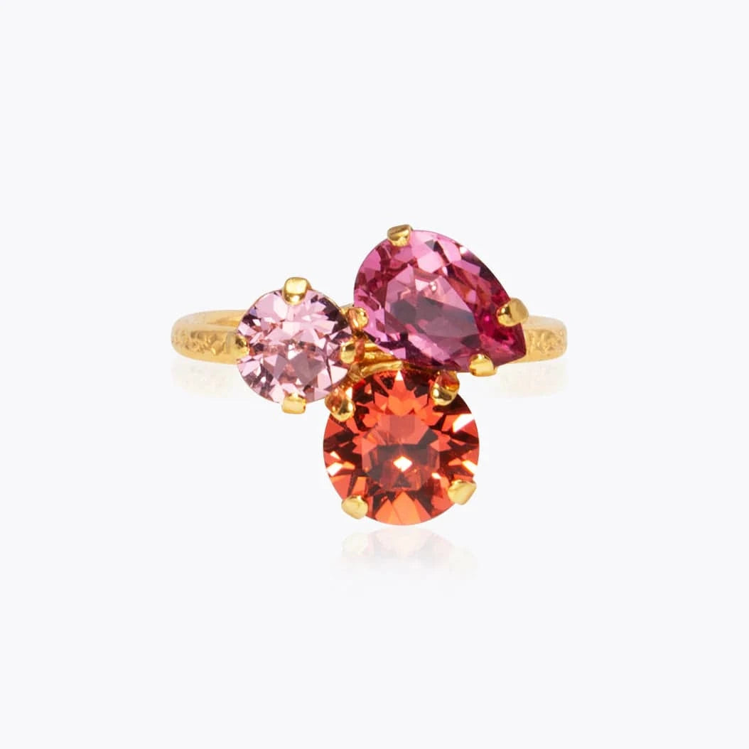 Caroline Svedbom ringer Colette ring - coral combo