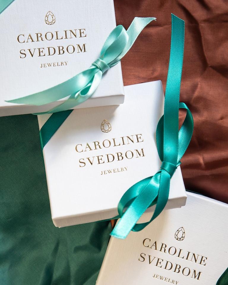Caroline Svedbom ringer Perfect drop ring - bermuda blue