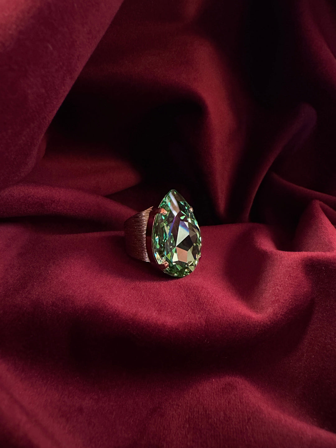 Caroline Svedbom ringer Perfect drop ring - peridot