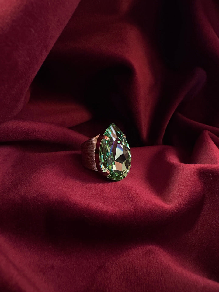 Caroline Svedbom ringer Perfect drop ring - peridot