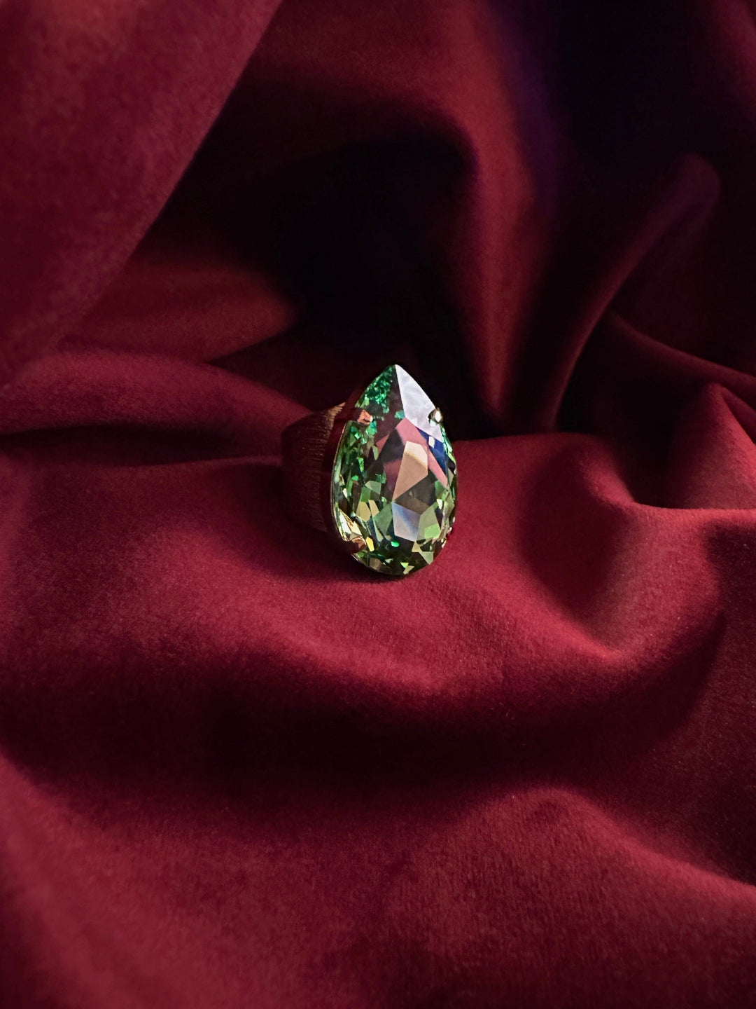 Caroline Svedbom ringer Perfect drop ring - peridot