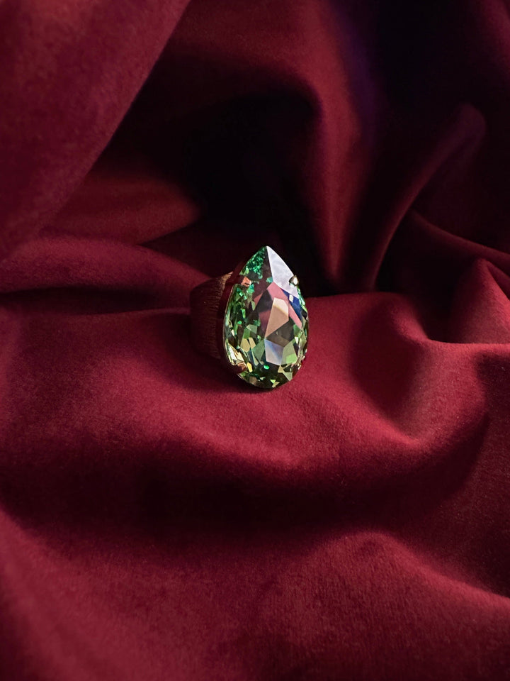 Caroline Svedbom ringer Perfect drop ring - peridot