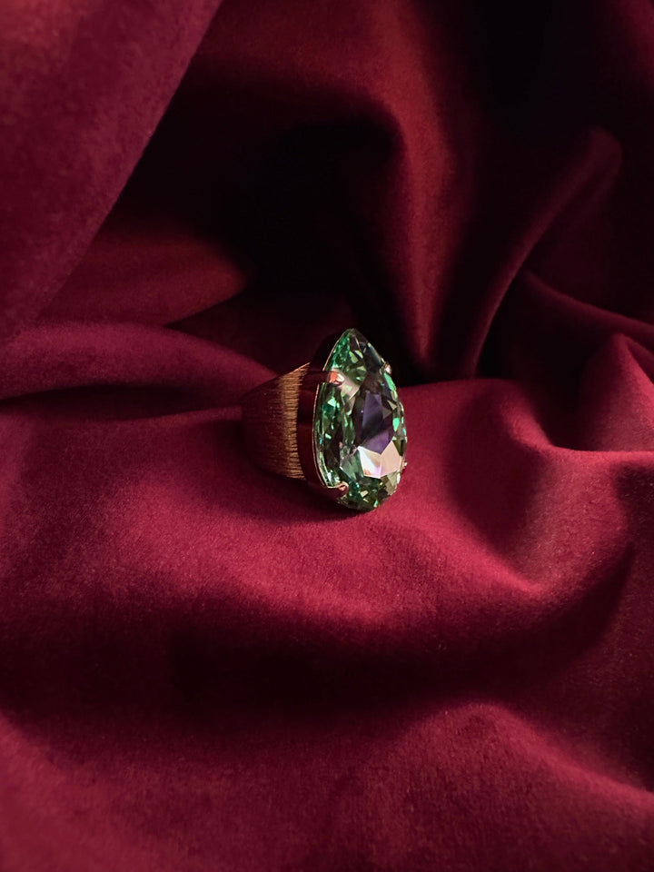 Caroline Svedbom ringer Perfect drop ring - peridot