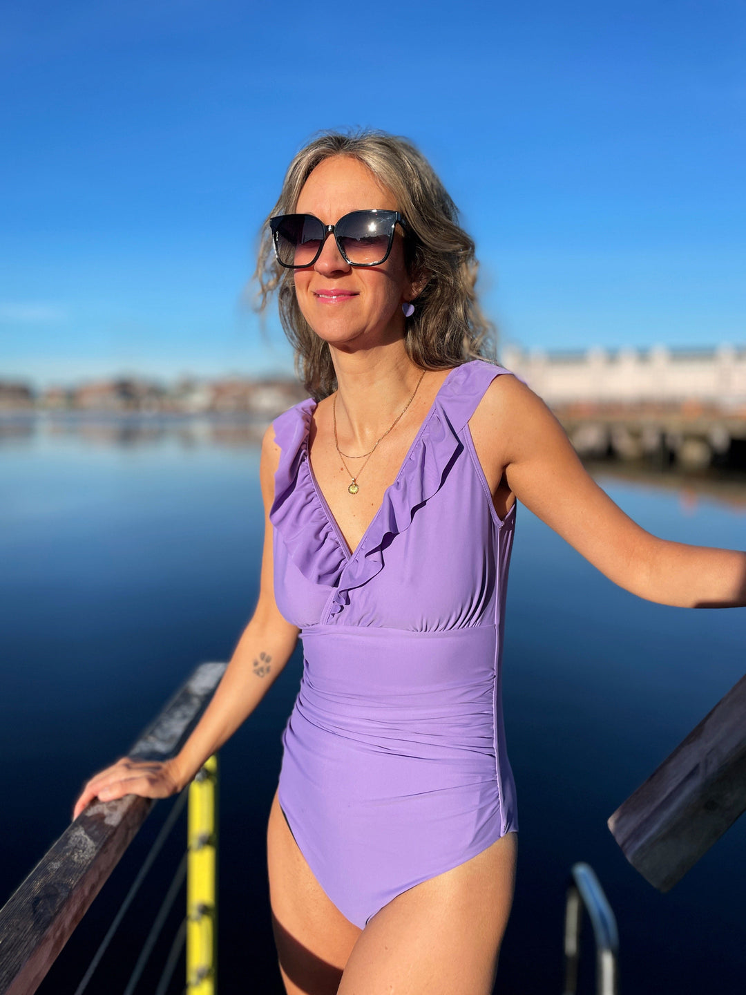 Cras Badedrakt Agnes badedrakt - lilla