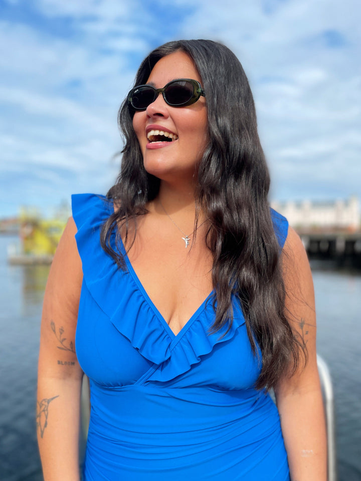 Cras Badedrakt Agnes badedrakt - princess blue