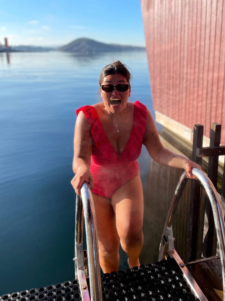 Cras Badedrakt Agnes badedrakt - rød