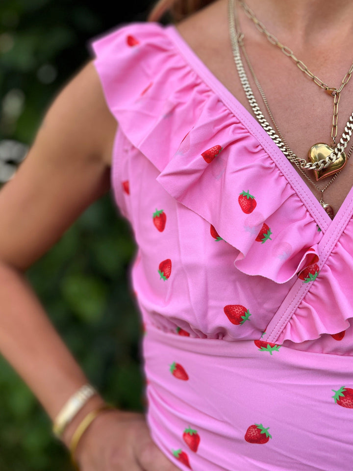 Cras Badedrakt Agnes badedrakt - strawberry pink