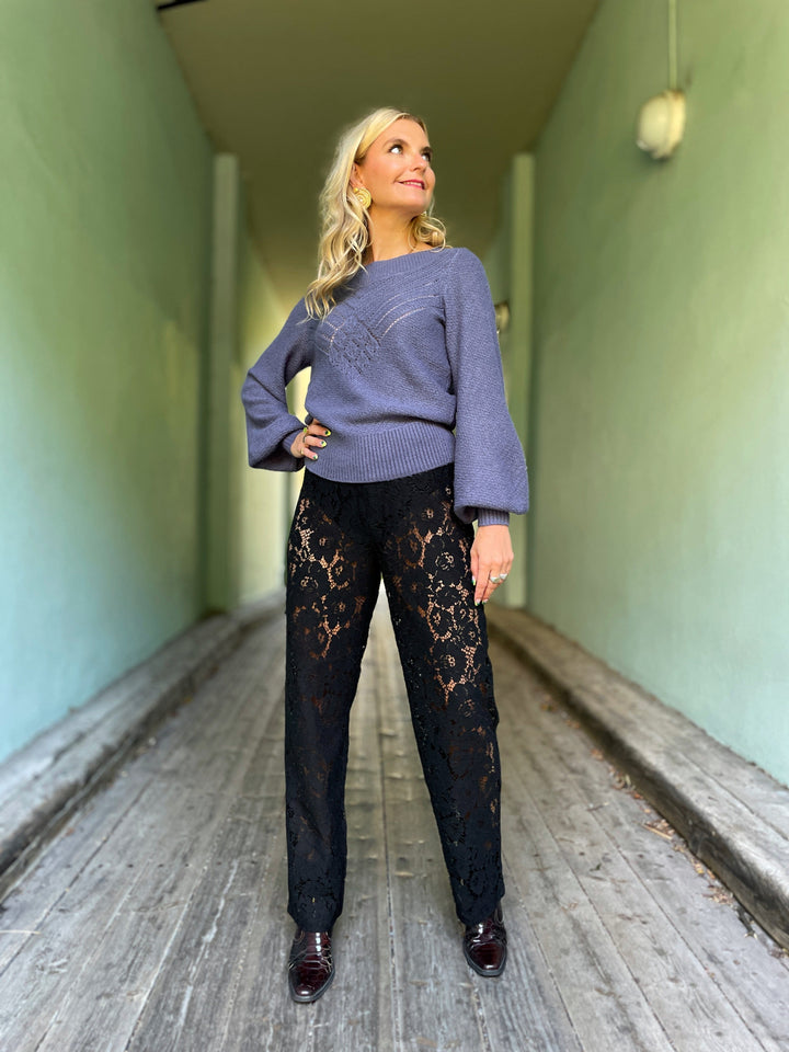 Cras bukser Dominique bukse - svart