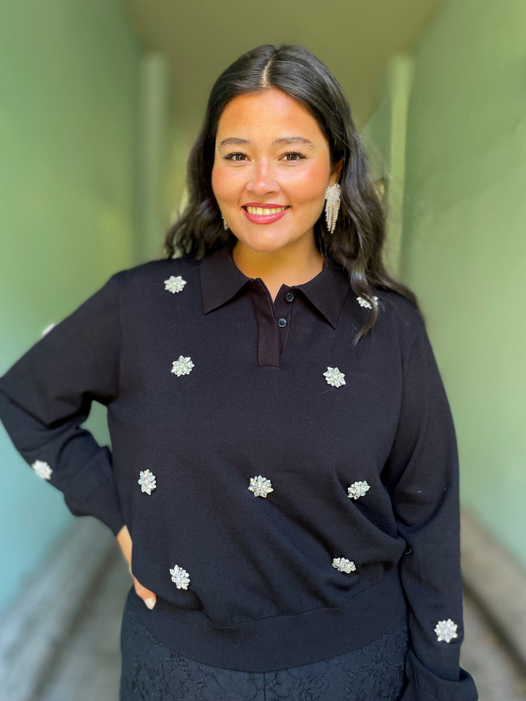 Cras gensere Bridget pologenser - svart