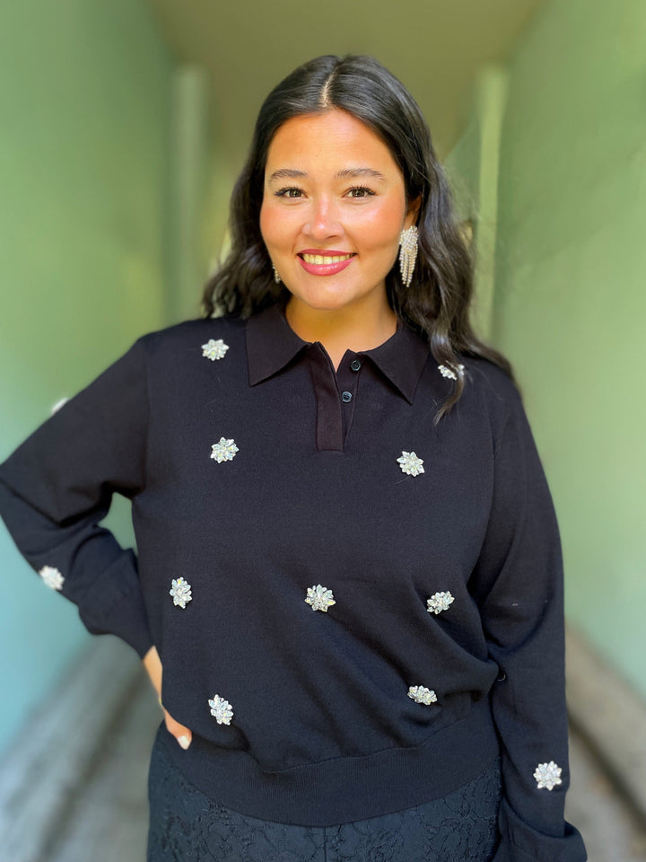 Cras gensere Bridget pologenser - svart