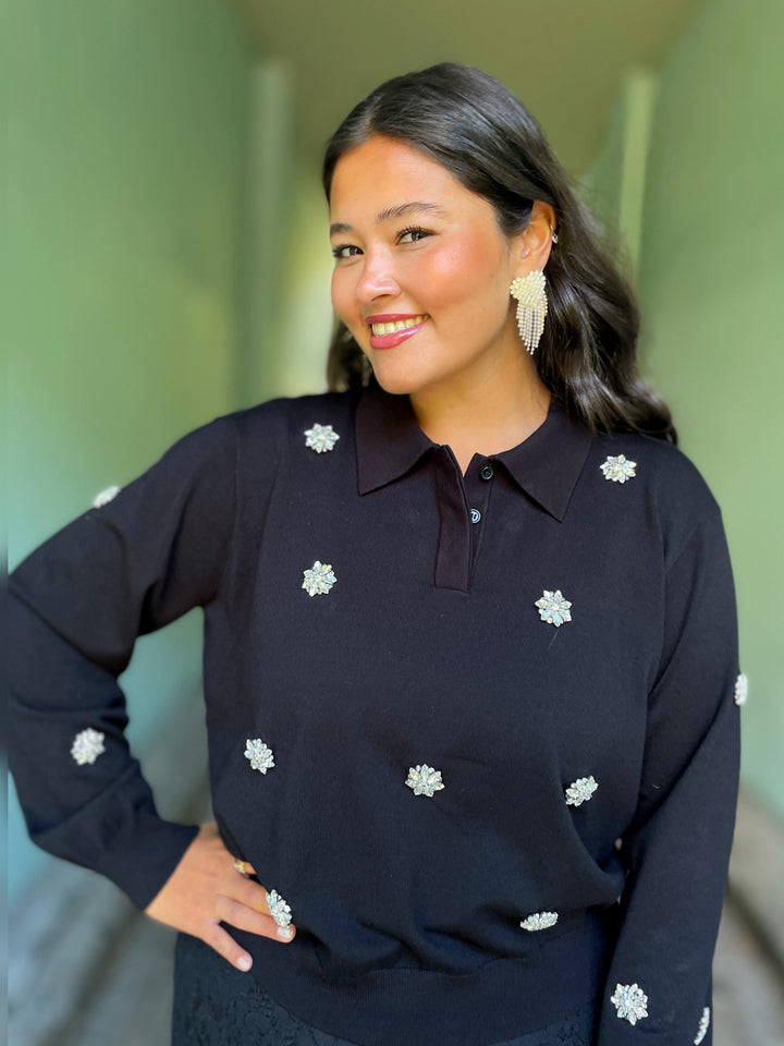 Cras gensere Bridget pologenser - svart