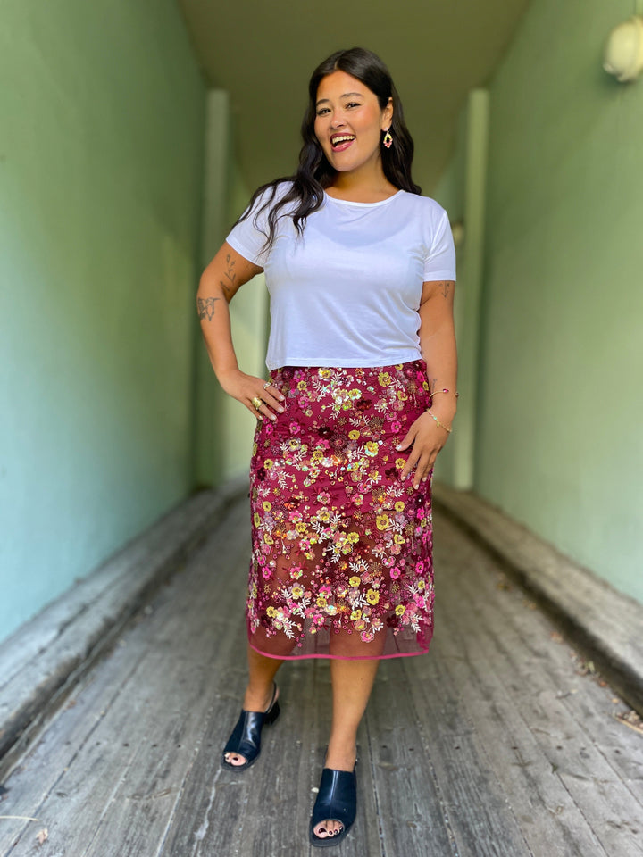 Cras skjørt Queen skjørt - cabernet