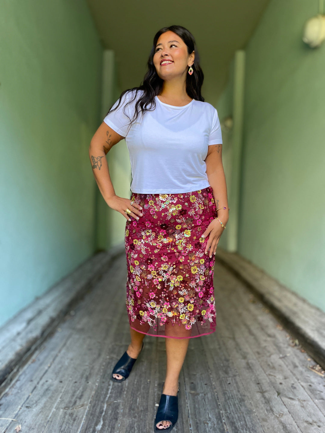 Cras skjørt Queen skjørt - cabernet