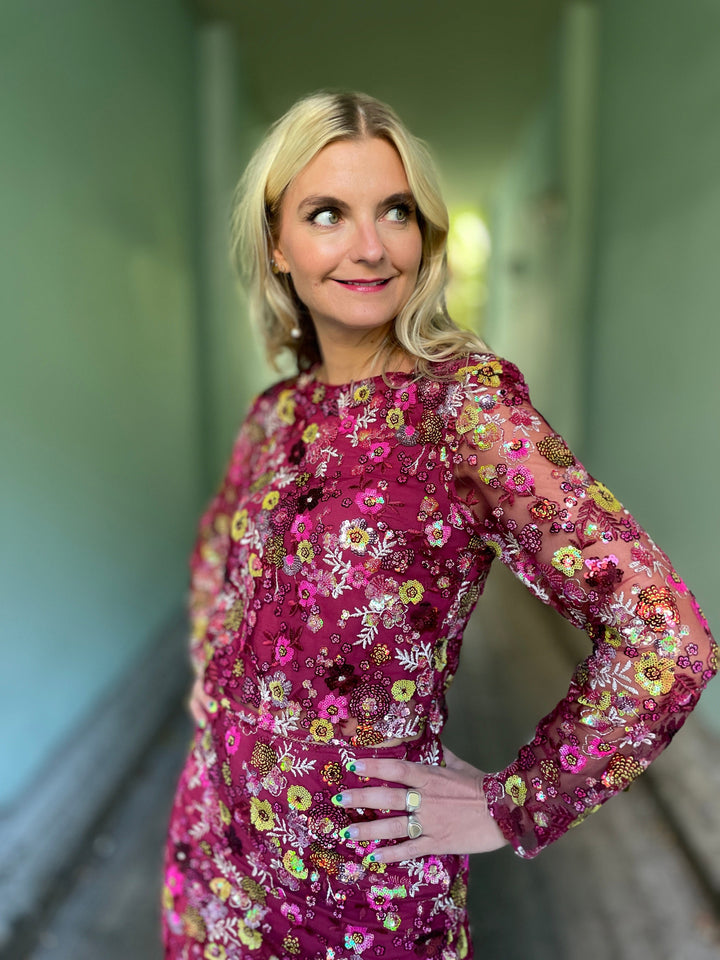 Cras Topper Queen bluse - cabernet