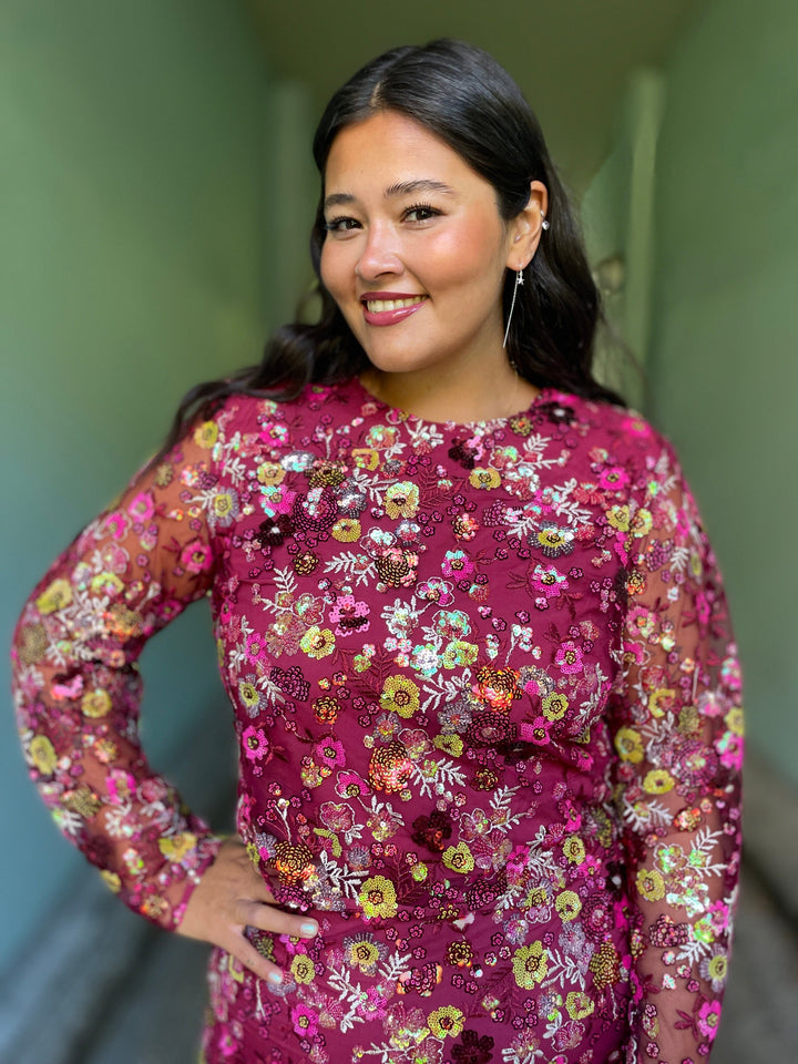 Cras Topper Queen bluse - cabernet