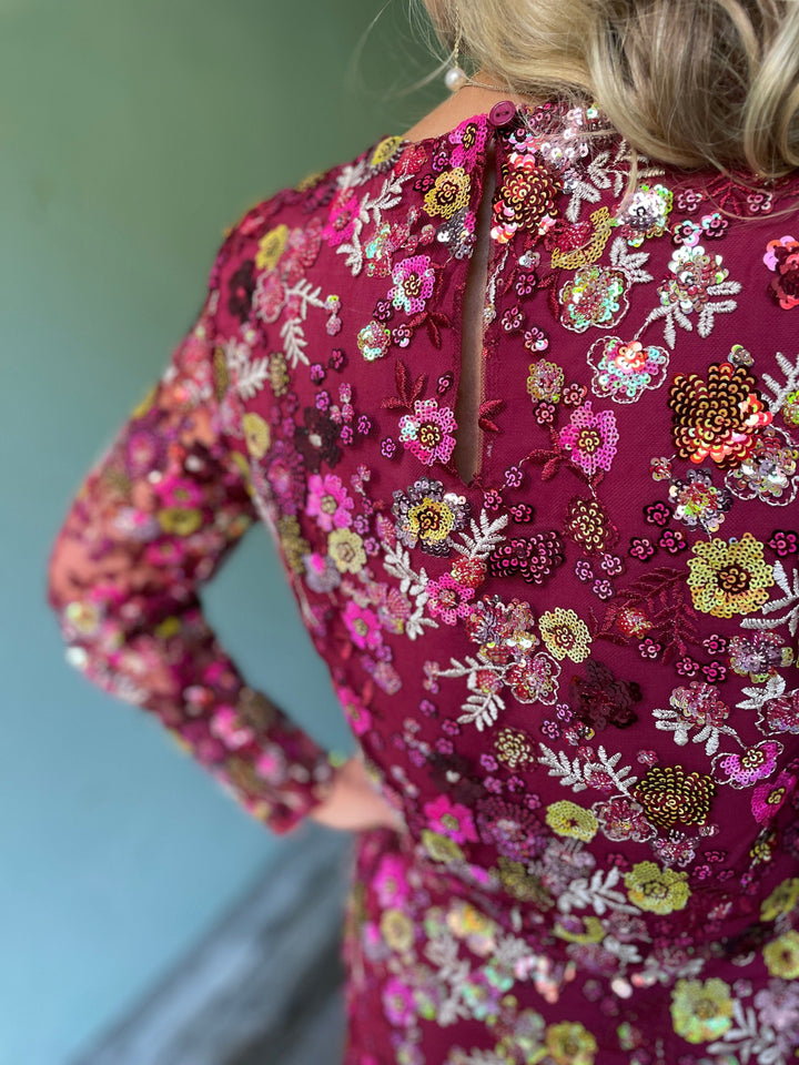 Cras Topper Queen bluse - cabernet