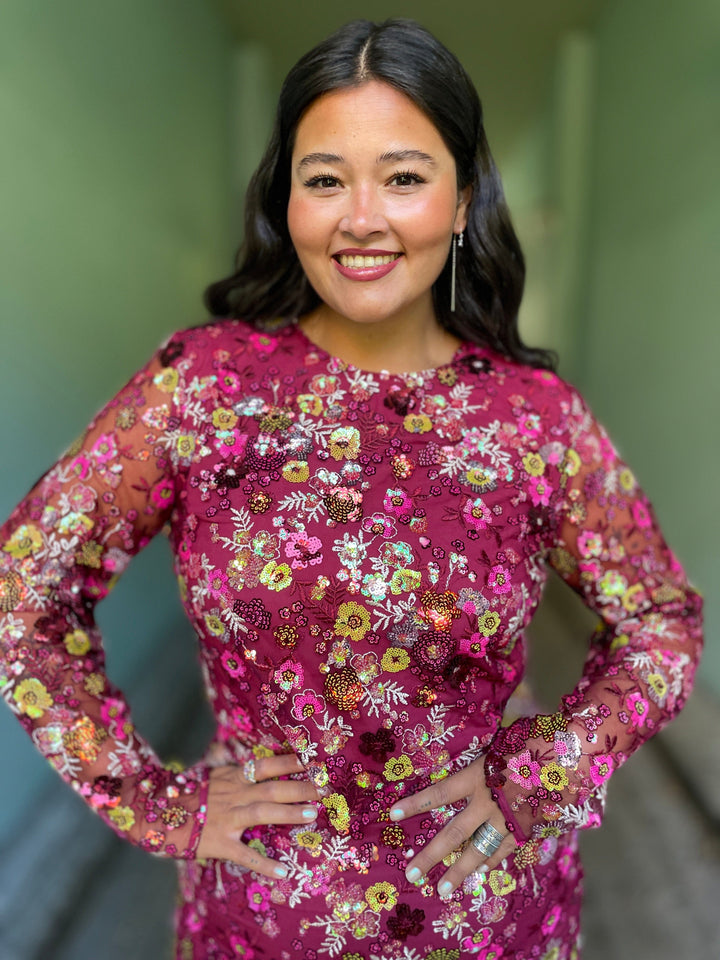 Cras Topper Queen bluse - cabernet