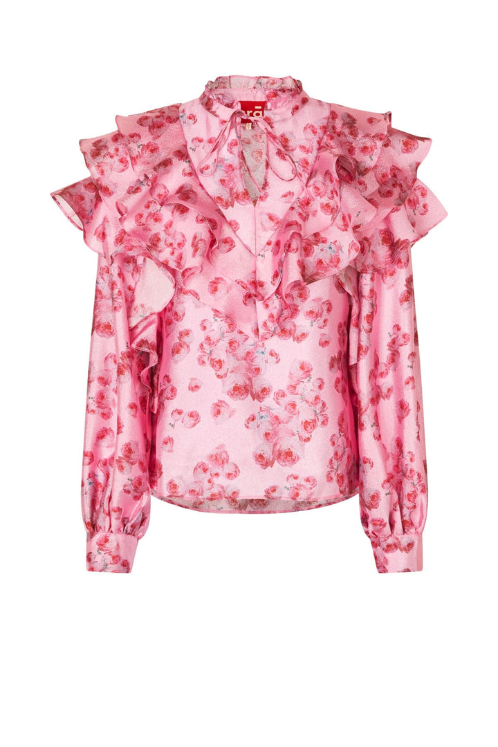 Cras Topper Sylvia bluse - rosa