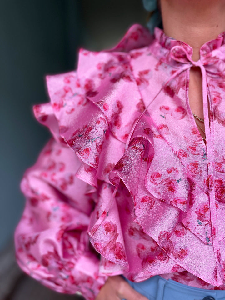 Cras Topper Sylvia bluse - rosa