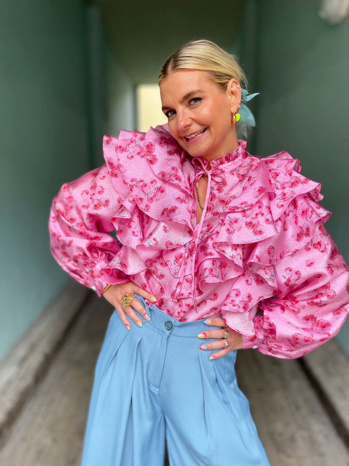 Cras Topper Sylvia bluse - rosa