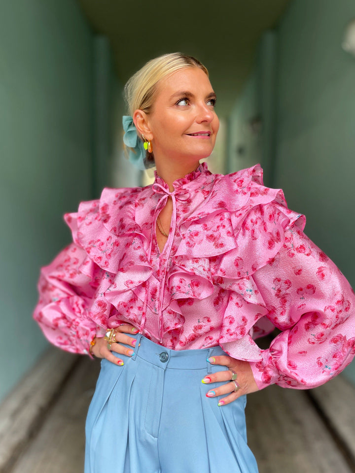 Cras Topper Sylvia bluse - rosa