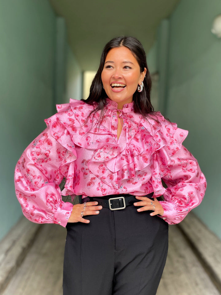 Cras Topper Sylvia bluse - rosa