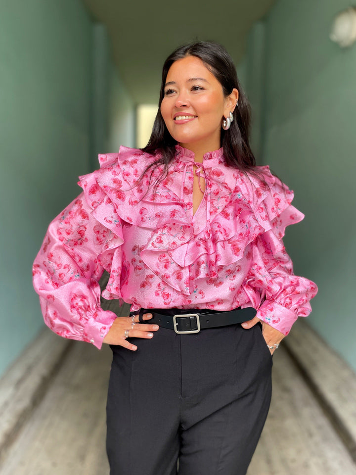 Cras Topper Sylvia bluse - rosa