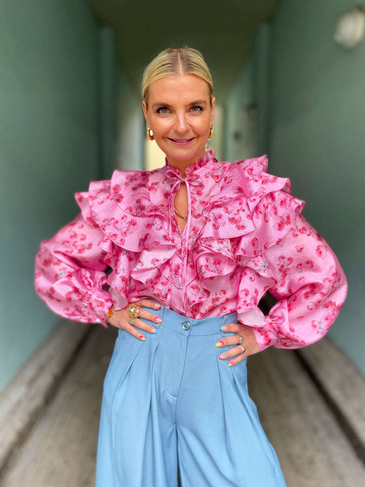 Cras Topper Sylvia bluse - rosa