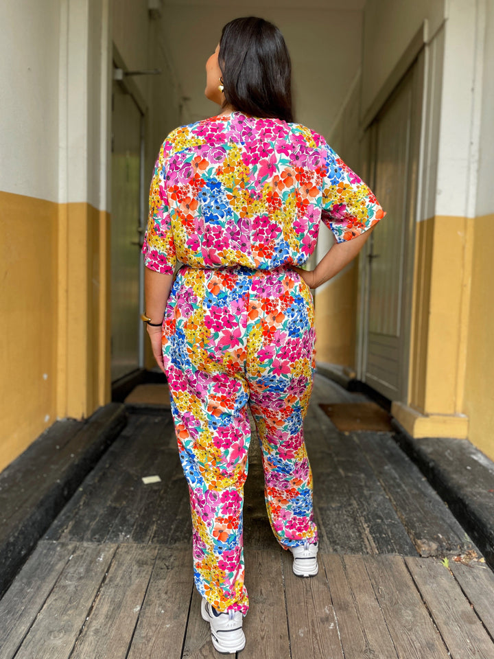 Dianas Vintage buksedresser Goldie Jumpsuit - summer garden