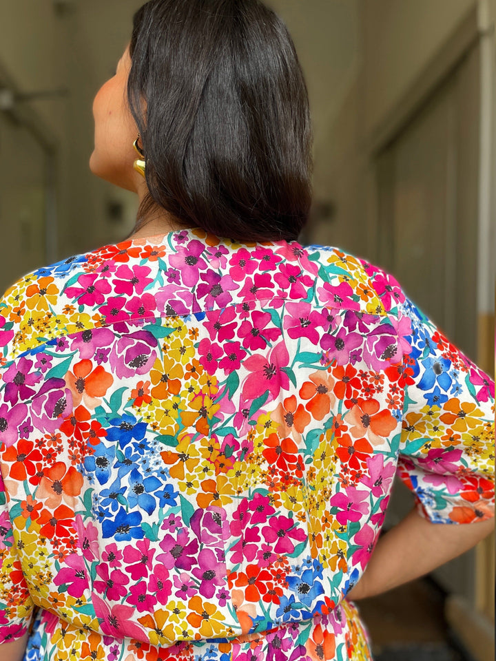 Dianas Vintage buksedresser Goldie Jumpsuit - summer garden