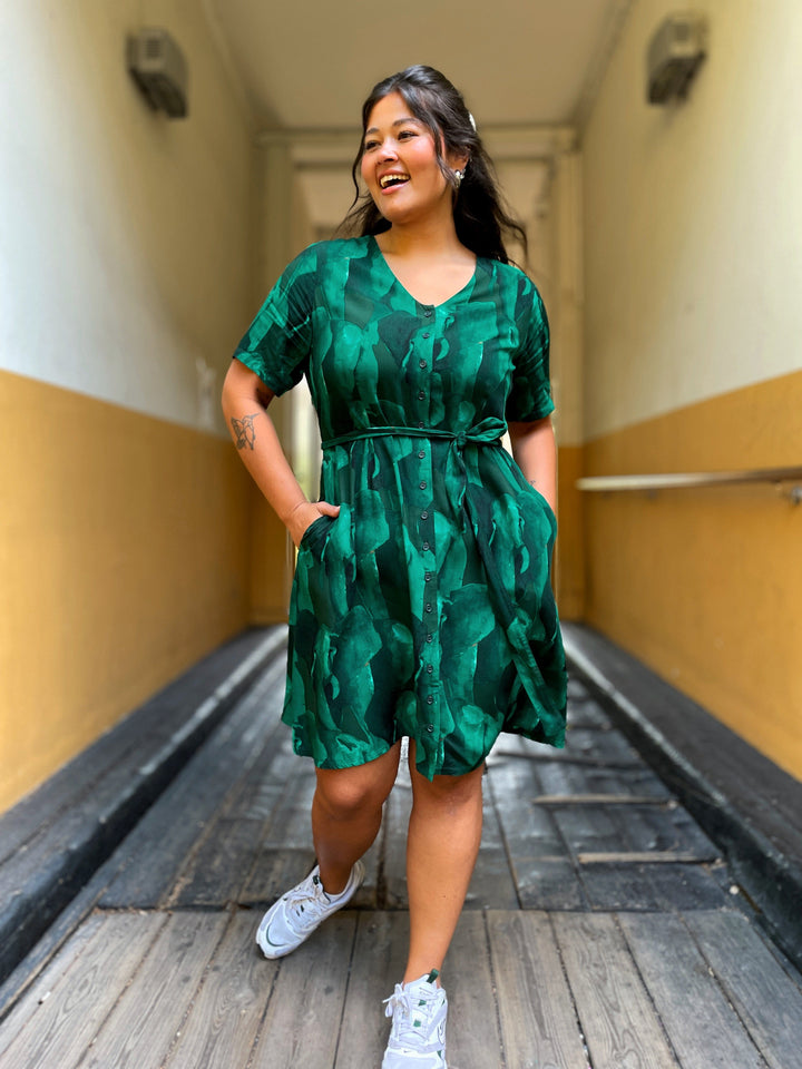 Dianas Vintage kjoler Betty Button dress - kort kjole - elephant