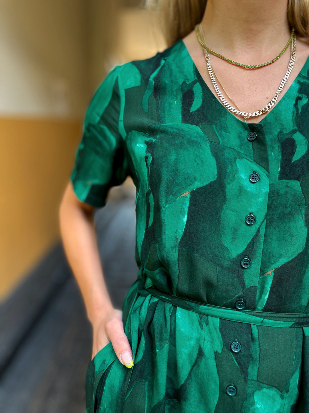 Dianas Vintage kjoler Betty Button dress - kort kjole - elephant