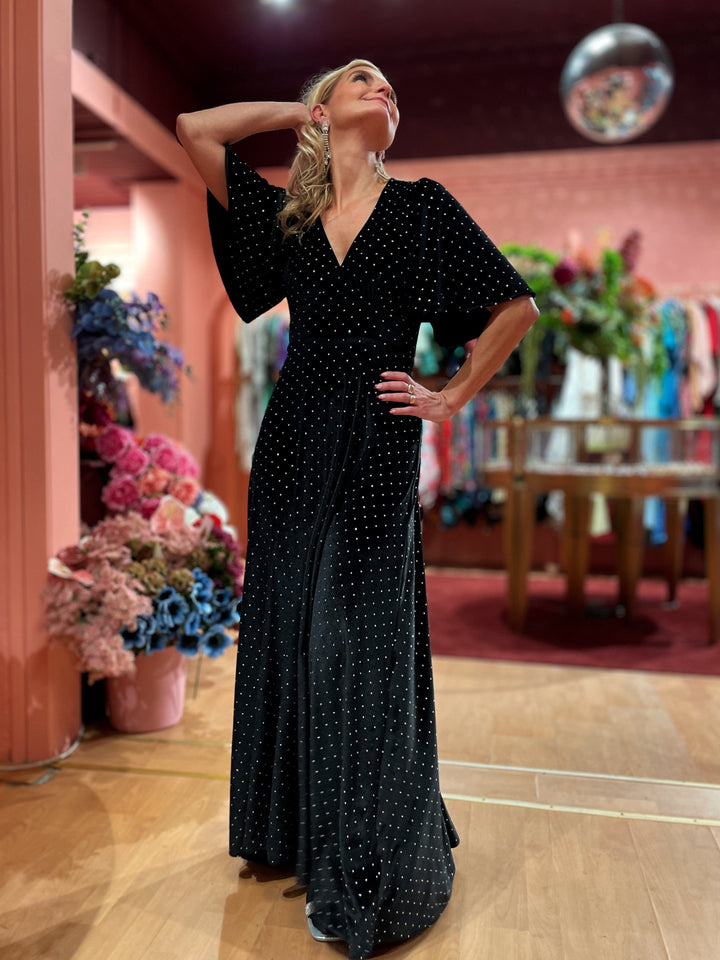 Dianas Vintage kjoler Diana Dress velvet - sparkles