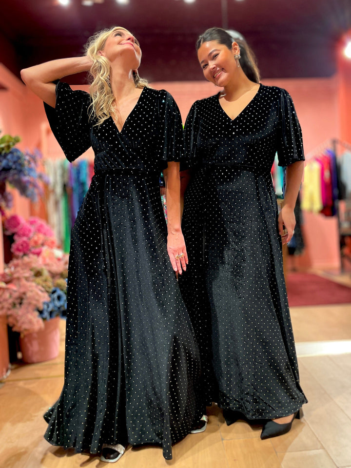 Dianas Vintage kjoler Diana Dress velvet - sparkles