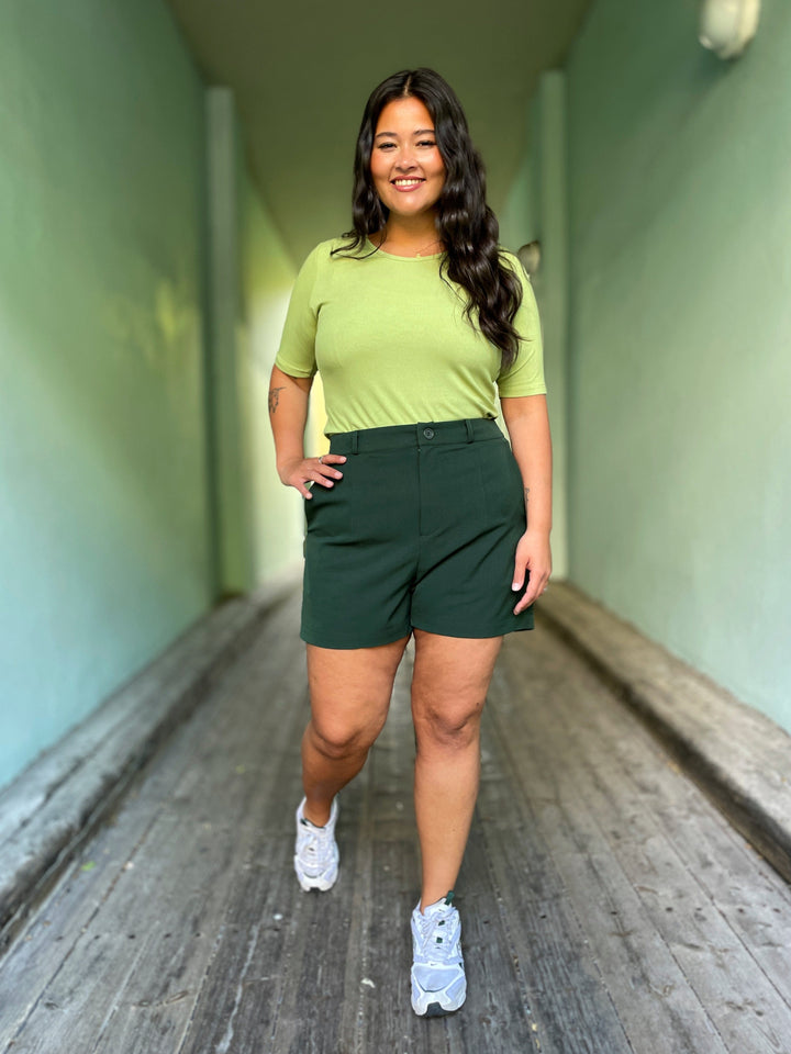 Dianas Vintage shorts Frida shorts - mørk grønn