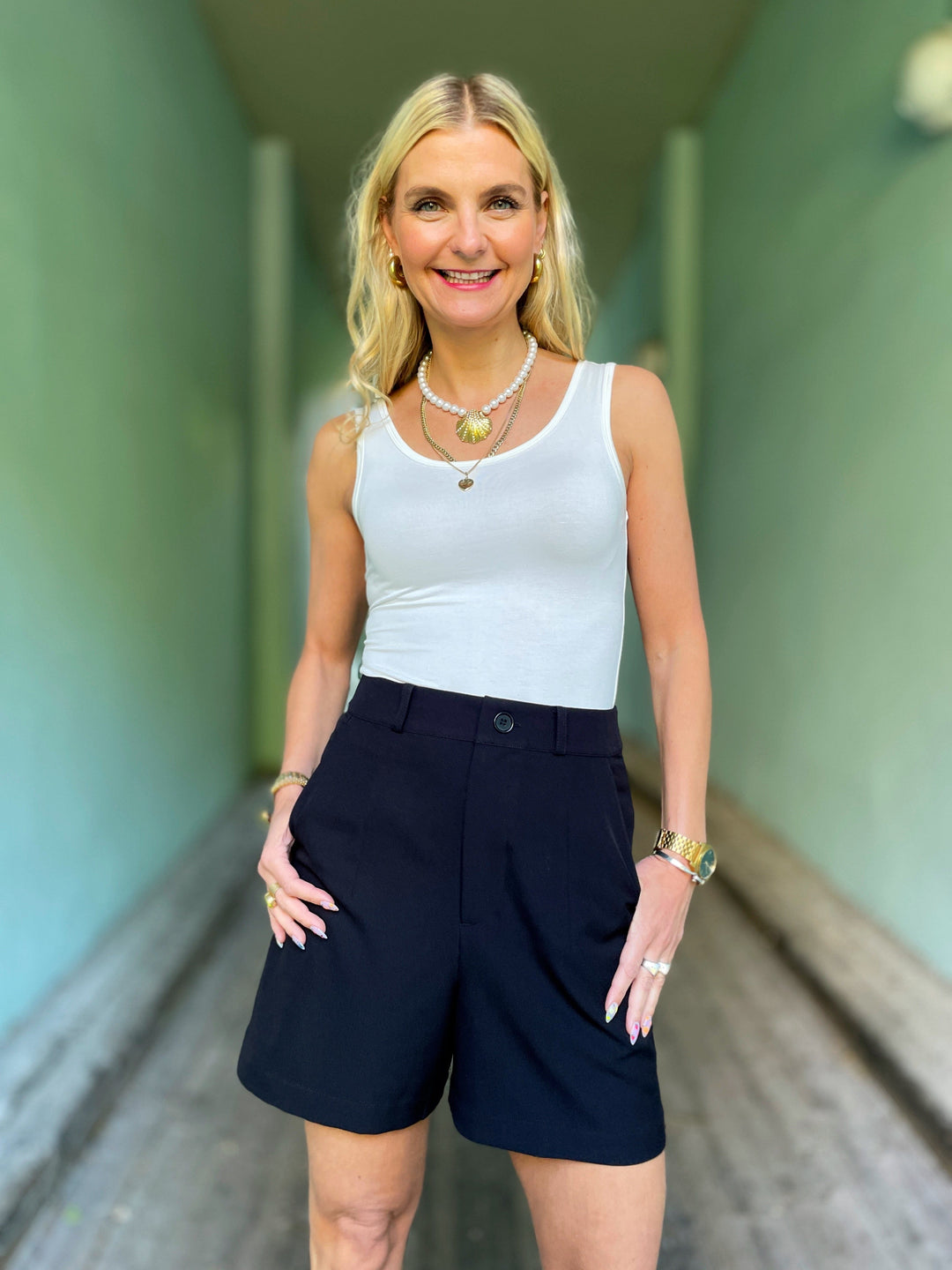 Dianas Vintage shorts Frida shorts - svart